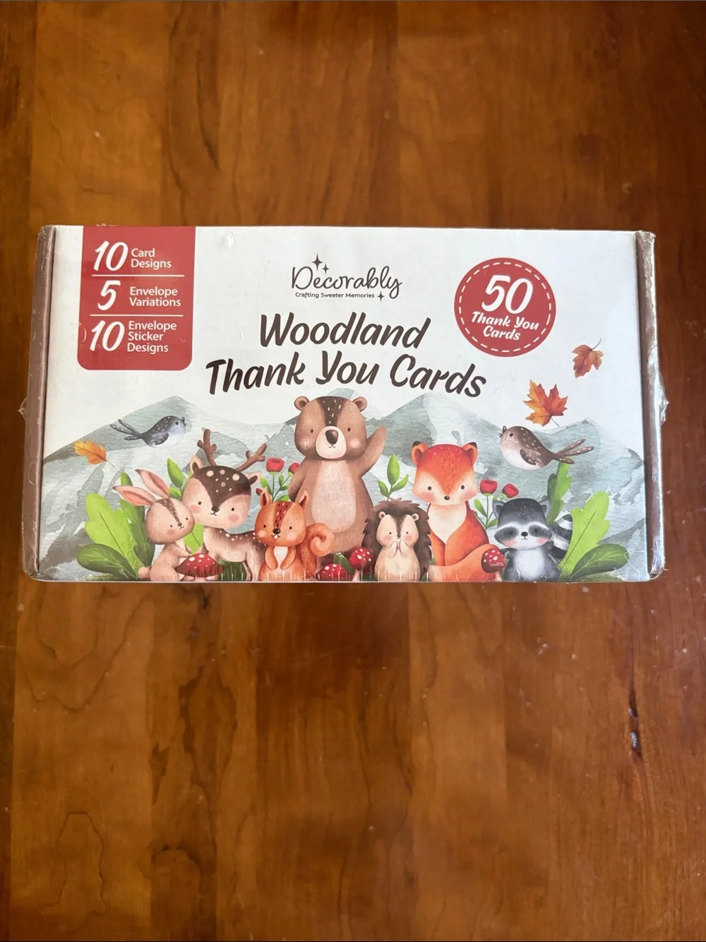 Woodland Thank You Cards - (50 Pack)